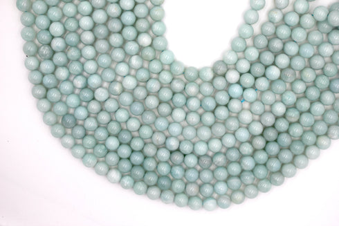 Amazonite Gemstone Beads, 8mm, Round